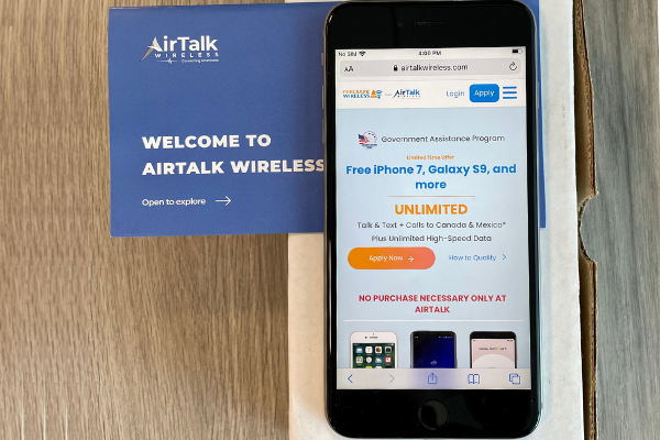 free phone on AirTalk Wireless