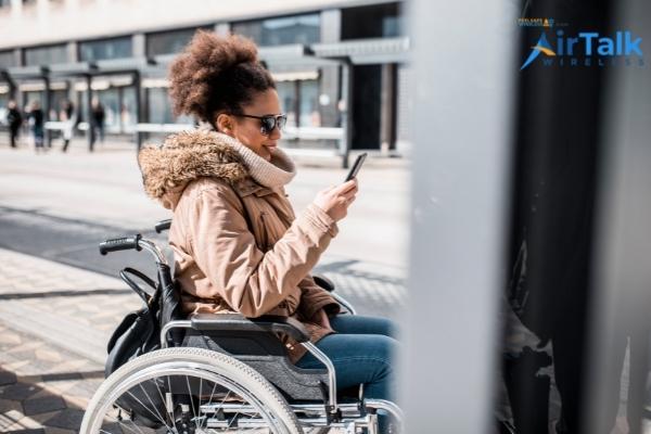 free phone for disabled from airatalk wireless