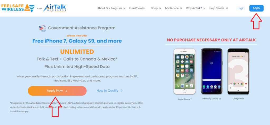 How To Apply for a Free iPhone with AirTalk Wireless