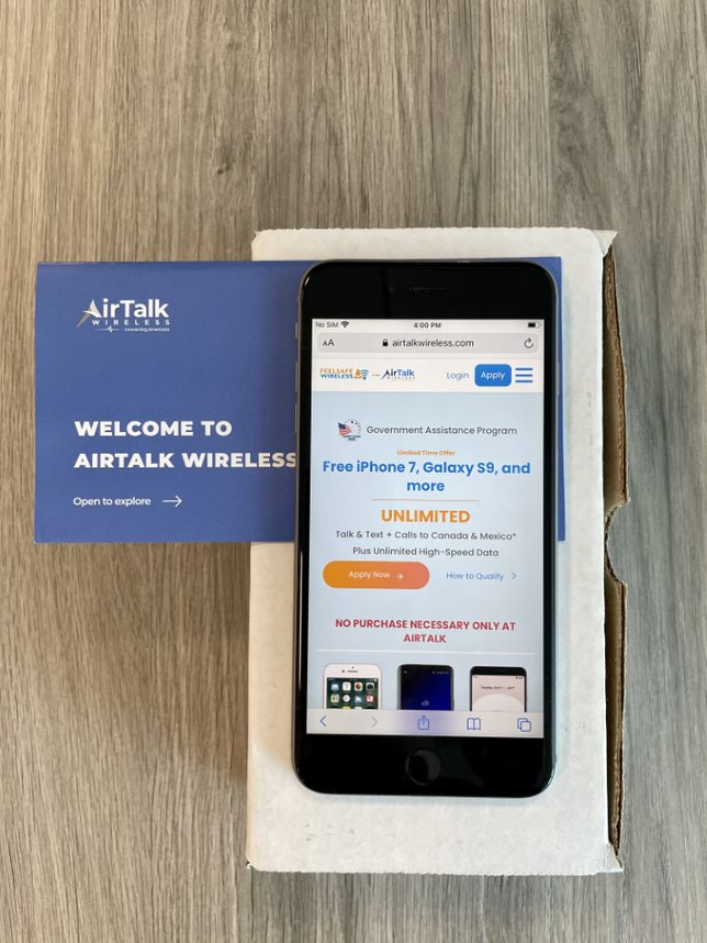 AirTalk Wireless free iphone